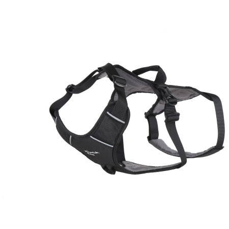 Mountain Paws 3-Strap Dog Harness kutyahám fekete Black