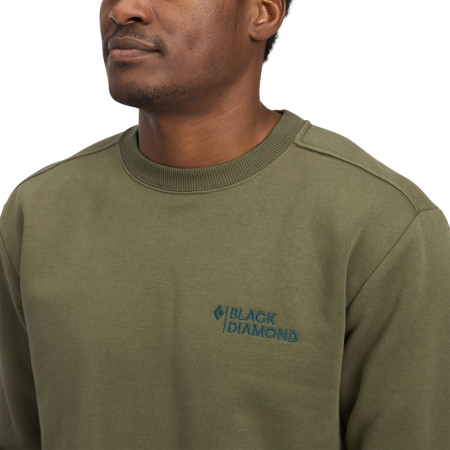 Black Diamond M Mini Stacked Crewneck férfi pulóver