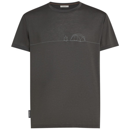 Icebreaker Merino Blend Core SS Tee Single Line Camp férfi funkcionális póló