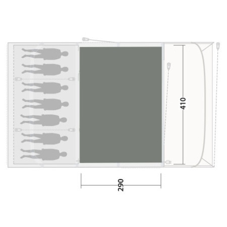 Outwell Cozy Carpet Charleston 7 Air TC sátorszőnyeg