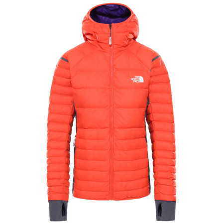 The North Face W Speedtour Down Hoodie női tollkabát narancs Flare/VanadisGray