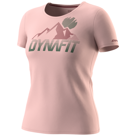 Dynafit Transalper Graphic S/S Tee W női funkcionális felső piros/rózsaszín pale rose/5560