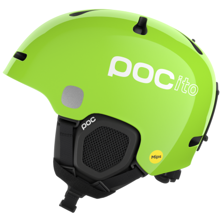 POC POCito Fornix MIPS gyerek sí bukósisak világoszöld Fluorescent Yellow/Green