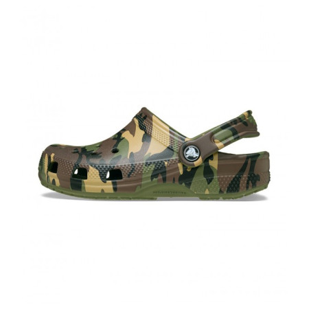 Crocs Classic Camouflage Clog Army Green/Multi gyerek papucs