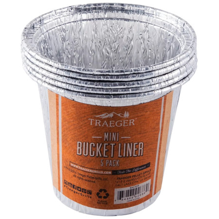 Traeger MINI BUCKET LINER - 5 PACK grill kiegészítő ezüst