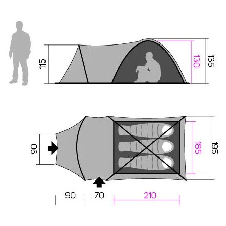 Hannah Arrant 3 sátor