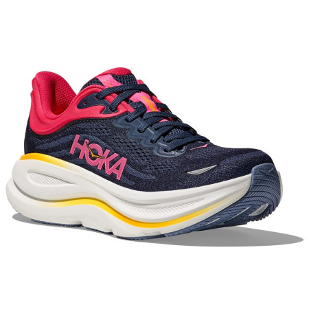Hoka W Bondi 9 női futócipő fekete/rózsaszín Varsity Navy / Nautical Dusk