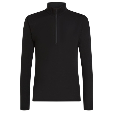 Icebreaker M 175 Everyday LS Half Zip férfi funkcionális póló fekete Black
