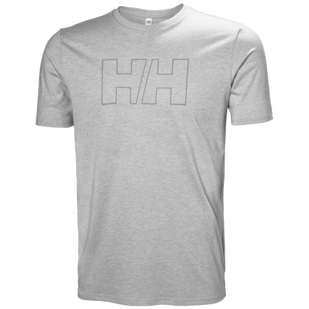 Helly Hansen Tech Logo T-Shirt férfi póló szürke Grey Melange