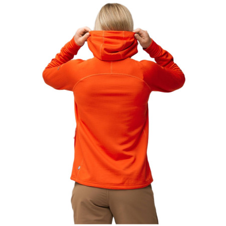 Fjällräven Abisko Grid Fleece Hoodie W női dzseki