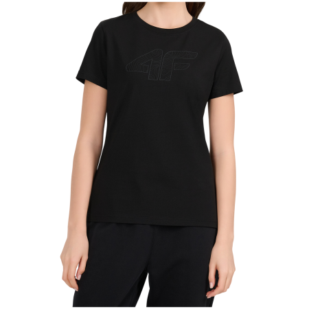 4F Tshirt F3309 női póló fekete Deep Black