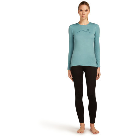 Icebreaker Women Merino 200 Oasis LS Crewe Rainer Ridge női funkcionális felső