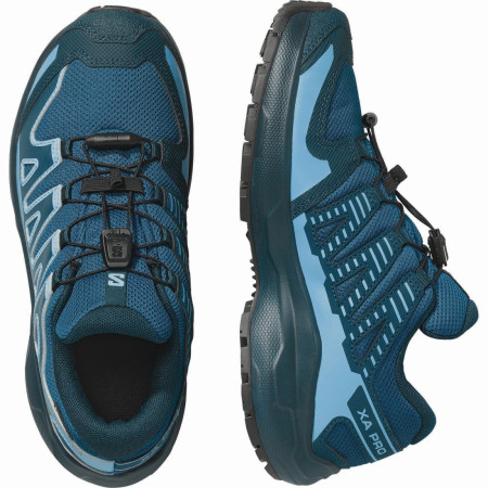 Salomon Xa Pro Wp J Mykonos Blue gyerek cipő