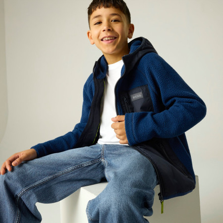 Regatta Munro Hybrid Jacket AviBlueNavy gyerek pulóver
