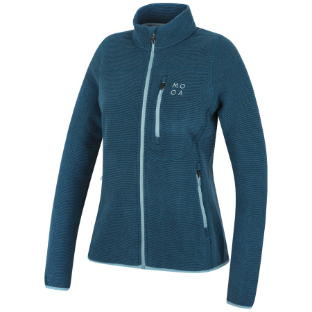 MOOA Velmo fleece 210 női pulóver kék lagoon blue