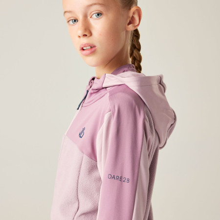 Dare 2b Thriving IV Stretch Midlayer Mauve Shadow gyerek dzseki