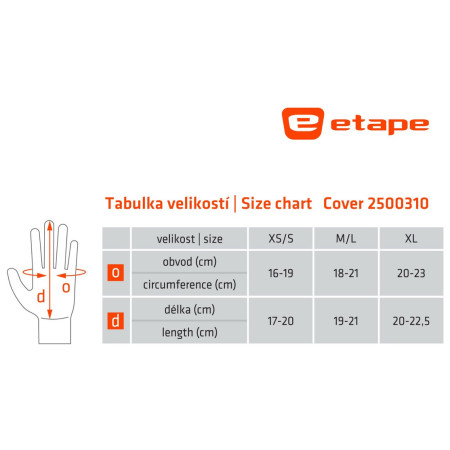 Etape Cover kesztyű