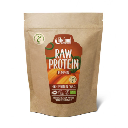 Fehérje por Lifefood PROTEIN BIO RAW dýňový 450 g
