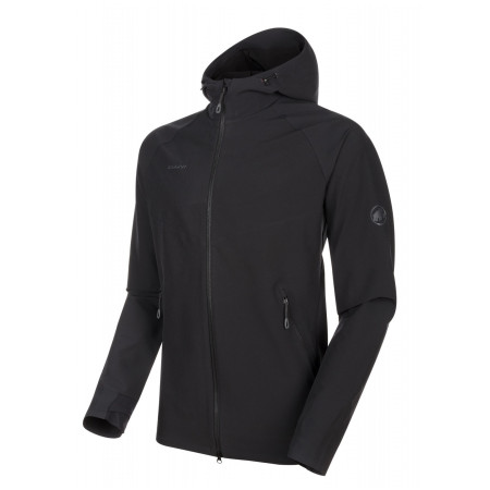 Férfi kabát Mammut Macun SO Hooded Jck. M fekete