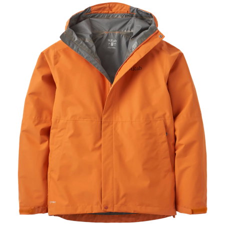 Rab Downpour Jacket férfi dzseki narancs