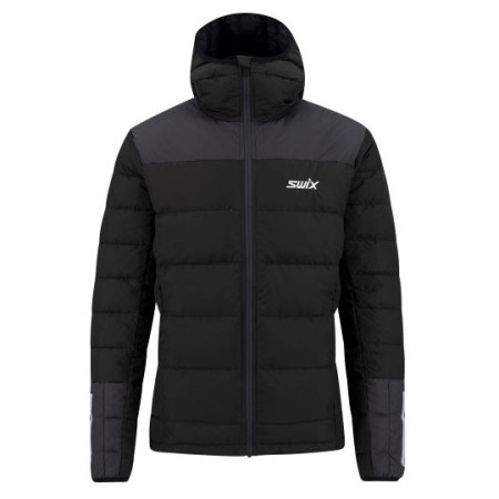 Swix Dynamic Down férfi tollkabát fekete/szürke Black