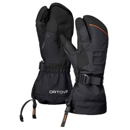 Férfi síkesztyű Ortovox Freeride 3 Finger Glove fekete