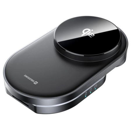 Swissten MagBase 3-in-1 vezeték nélküli töltő
