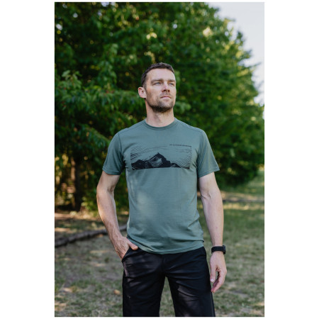 MOOA Merino Lyolite Highlander 150 Short férfi póló