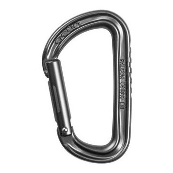 Ocún Falcon Straight karabiner sötétszürke Anthracite