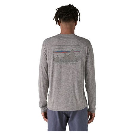 Patagonia M's L/S Cap Cool Daily Graphic Shirt férfi póló