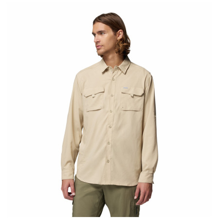 Columbia Silver Ridge™ Utility II LS Shirt férfi ing bézs Ancient Fossil