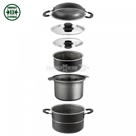 Brunner Pirate 7+1 22 cm edénykészlet