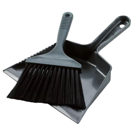 Easy Camp Dustpan and Brush szemetes lapát és seprű szürke Black & Grey