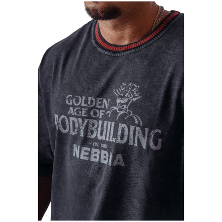 Nebbia NEBBIA x Olympia Heavyweight Cotton T-Shirt férfi funkcionális póló