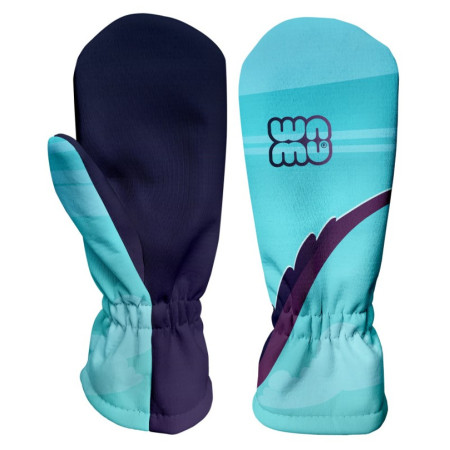WAMU Dragon Fantasy gyermek softshell kesztyű kék BLUE