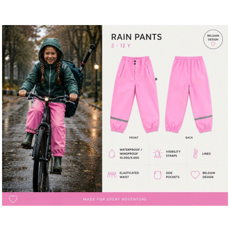 DucKsday Rainpants Pink/em gyermek vízálló nadrág