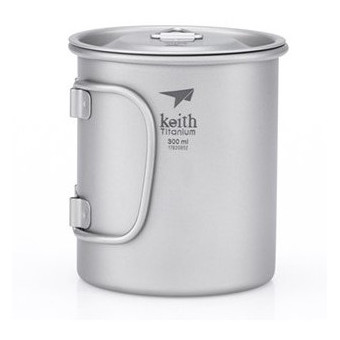 Keith Titanium Single-Wall Tit. Mug 300 ml bögrék-csészék