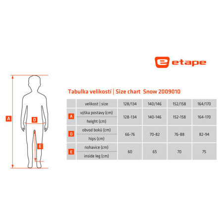 Etape Snow WS gyerek softshell nadrág