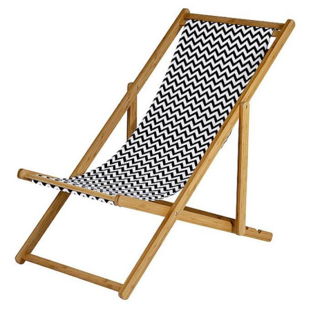 Bo-Camp Beach Chair Soho szék fekete/fehér