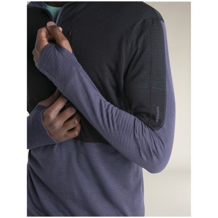 Icebreaker M Mer 200 Realfleece Descender LS Half férfi funkcionális pulóver