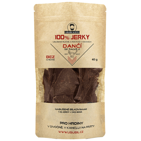 Usušil & Syn Daňčí se šalvějí 40 g jerky