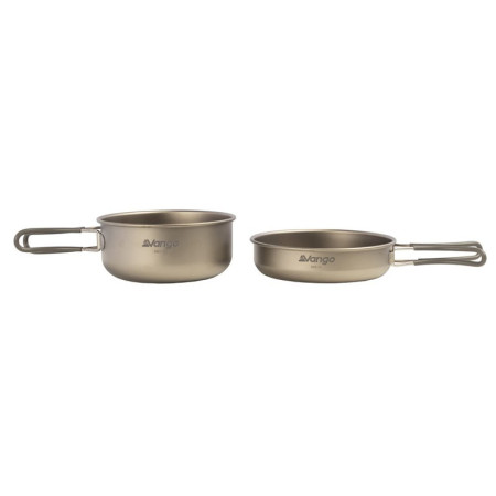 Vango Titanium 2 Piece Cook Set főző készlet ezüst Titanium
