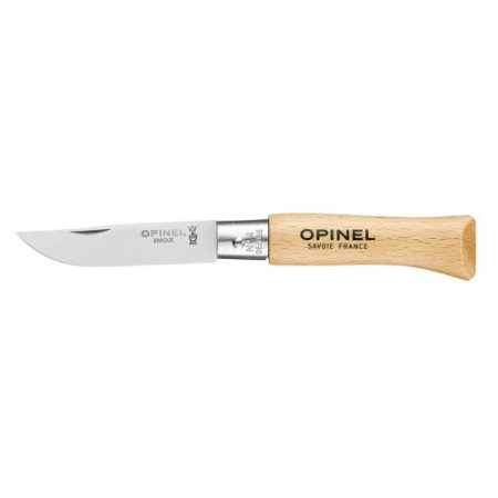 Opinel N°04 Inox zsebkés természetes