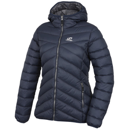 Hannah Beth női tollkabát kék BlueNights