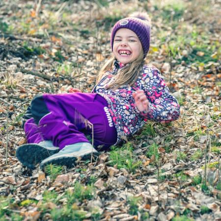 WAMU Fuchsiová gyerek softshell nadrág