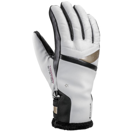 Leki Snowfox 3D Women síkesztyű fehér/fekete white-gold