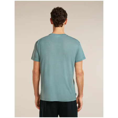 Icebreaker Merino Blend Core SS Tee Single Line Camp férfi funkcionális póló