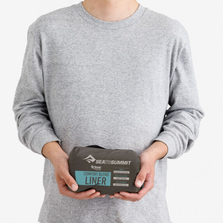 Sea to Summit Comfort Blend Liner Rectangular w/ Pillow Sleeve hálózsák bélés