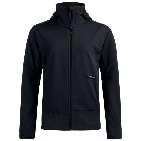 Ortovox Ortler Softshell Plus Jacket női softshell kabát fekete Black Raven