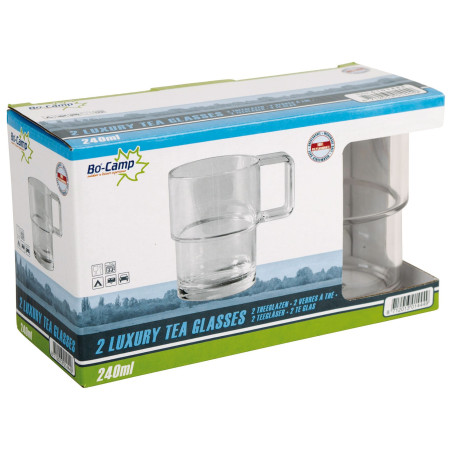 Teás bögre Bo-Camp Tea glass polycarbonate 2 db